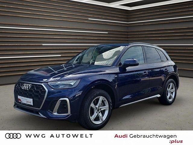 Blau Gebraucht 2022 Audi Q5 S-Line SUV | 36.480 € (Guter Preis) - Bild 1/4