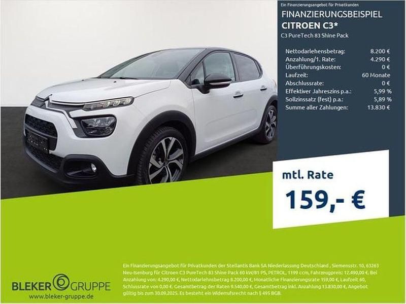 Weiß Gebraucht 2022 Citroën C3 PureTech Kleinwagen | 12.490 € (Fairer Preis) - Bild 1/3