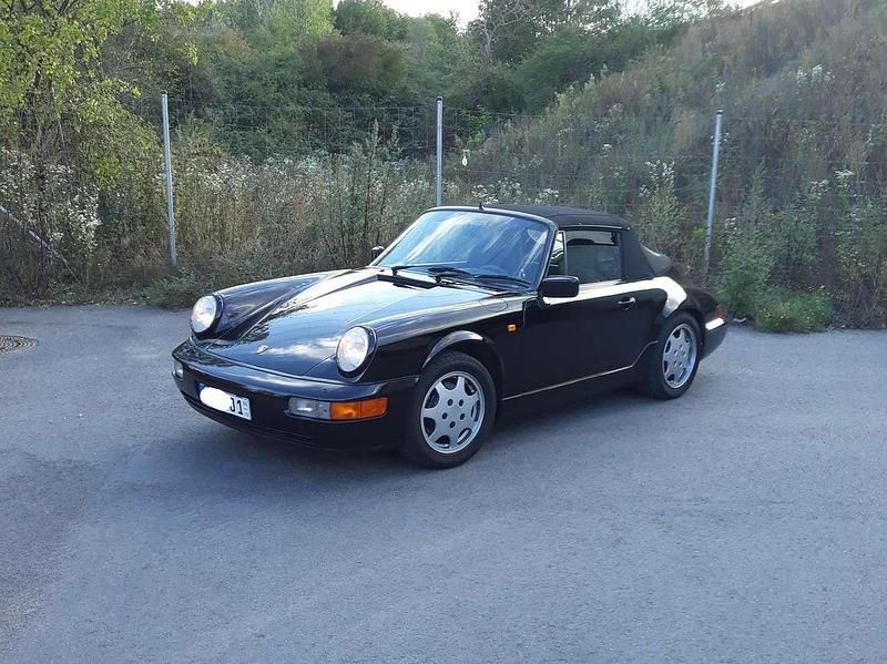 Gebraucht Porsche 911 Carrera 4 Cabriolet 250 PS (183 kW) 1990 Schwarz Cabrio