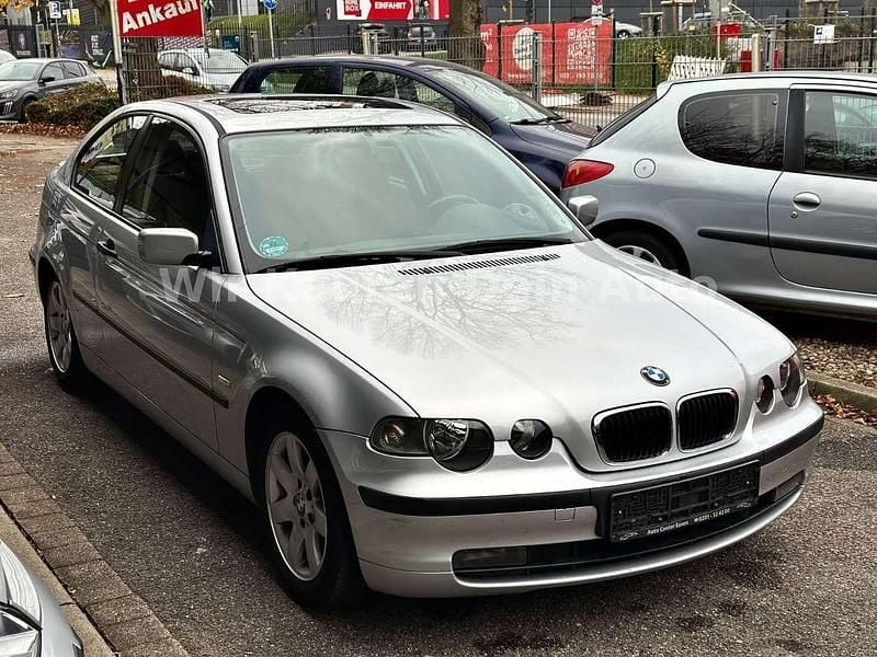 Titansilber metallic Gebraucht 2002 BMW 316 Coupé | 1.990 € (Guter Preis) - Bild 1/4