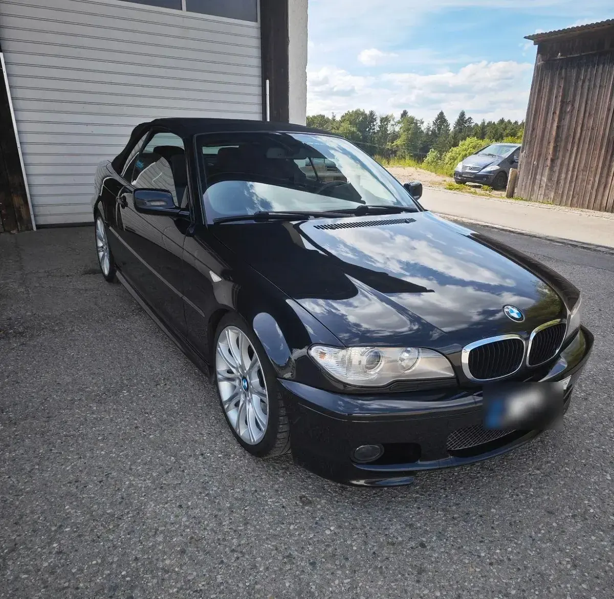 Gebraucht BMW 320 Cabriolet Sport Line 150 PS (110 kW) 2006 Schwarz Cabrio