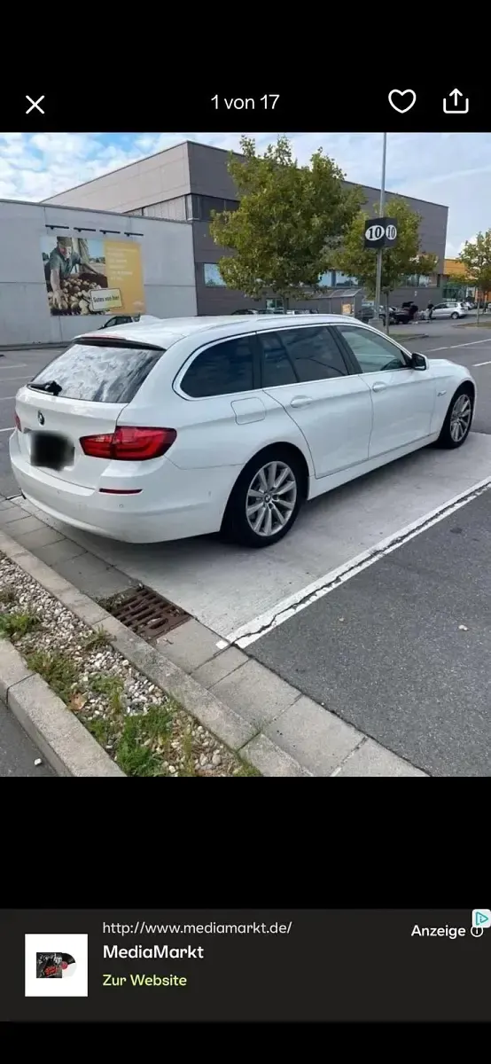 Gebraucht BMW 520 184 PS (135 kW) 2012 Weiß Kombi