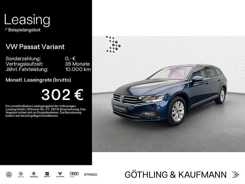 Gebraucht VW Passat Business 150 PS (110 kW) 2021 Aquamarinblau metallic Kombi