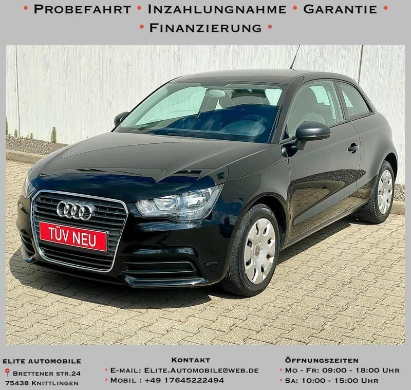 Schwarz Gebraucht 2010 Audi A1 Ambition Kleinwagen | 6.590 € (Fairer Preis) - Bild 1/4