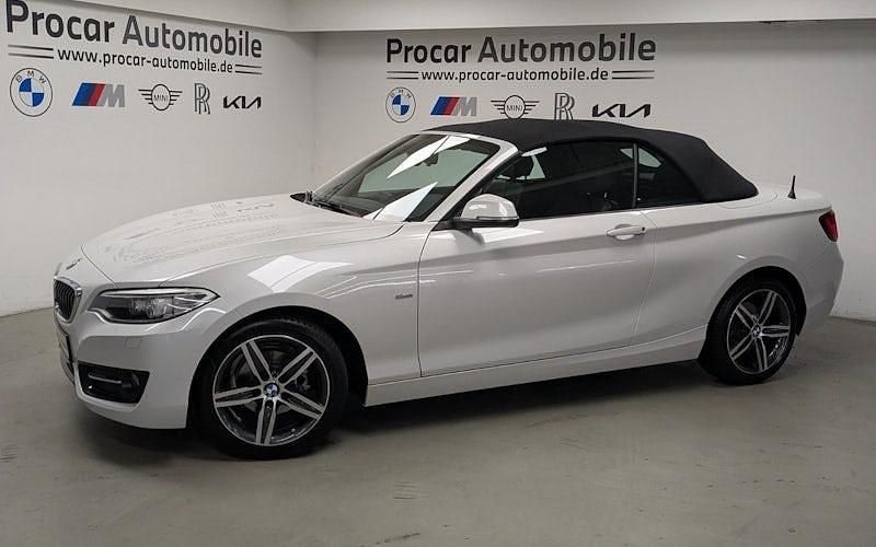 Gebraucht BMW 218 Sport Line 136 PS (100 kW) 2017 Weiß Cabrio