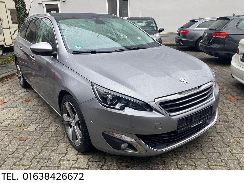 Grau Gebraucht 2014 Peugeot 308 SW Allure Kombi | 3.950 € - Bild 1/4