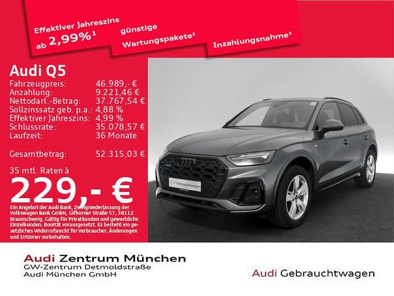 Gebraucht Audi Q5 S-Line 204 PS (150 kW) 2023 Daytonagrau perleffekt SUV
