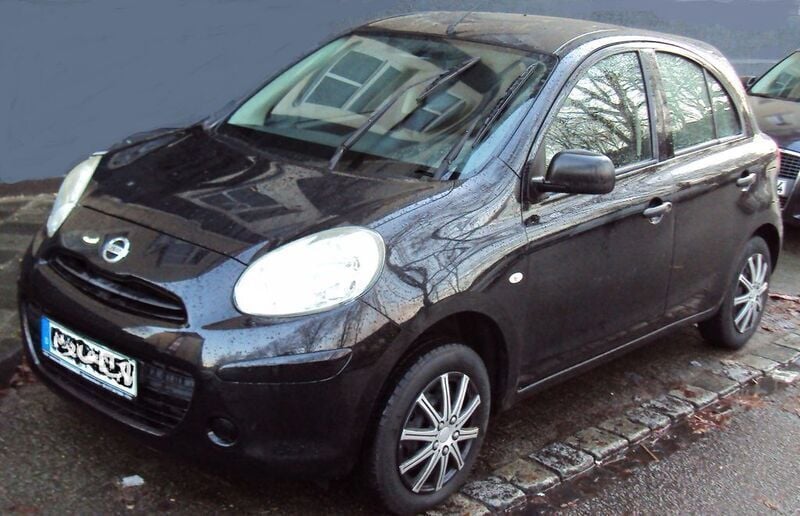 Schwarz Gebraucht 2011 Nissan Micra Visia Kleinwagen | 3.800 € (Fairer Preis) - Bild 1/4