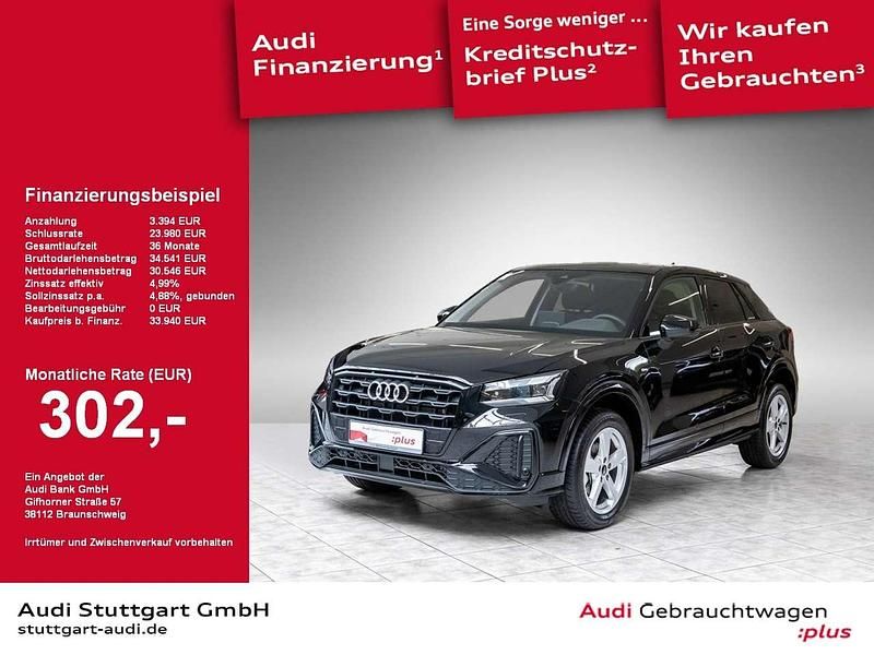 Schwarz Gebraucht 2025 Audi Q2 S-Line SUV | 33.940 € (Fairer Preis) - Bild 1/2
