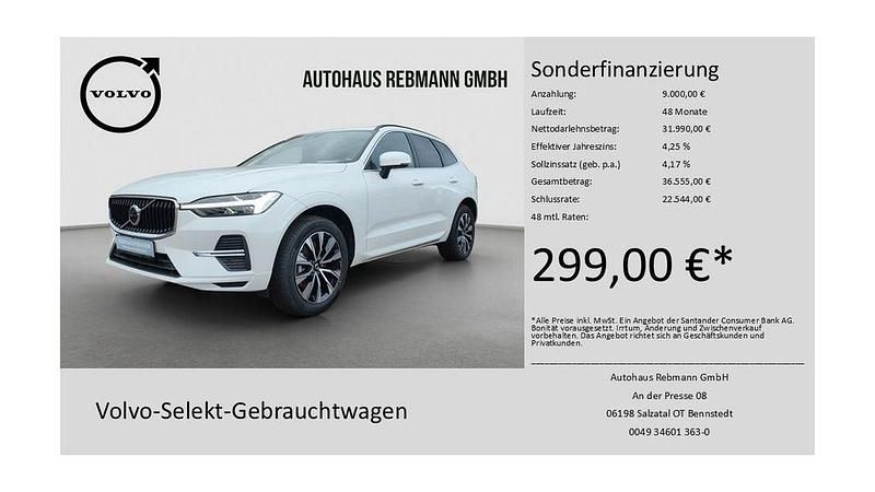 Crystal white / metallic Gebraucht 2024 Volvo XC60 Core SUV | 40.890 € (Guter Preis) - Bild 1/4