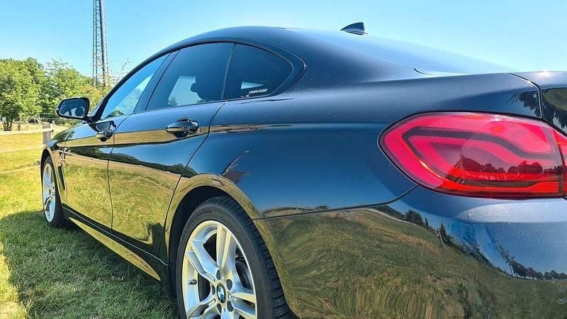 Schwarz Gebraucht 2017 BMW 418 Gran Coupé M Sport Coupé | 16.500 € (Superpreis) - Bild 1/4