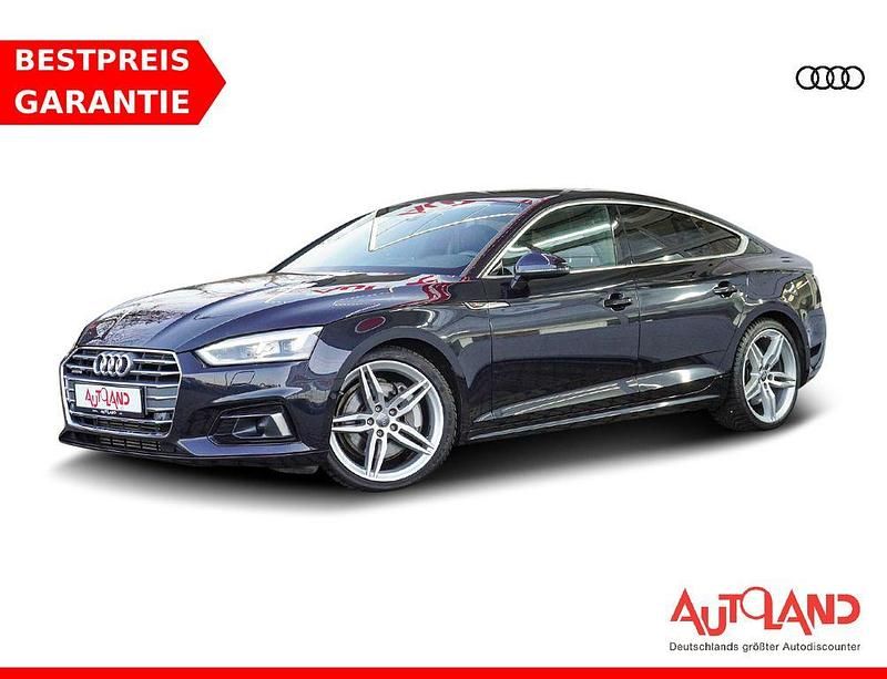 Gebraucht Audi A5 Sportback S-Line 252 PS (185 kW) 2017 Mondscheinblau metallic Kleinwagen