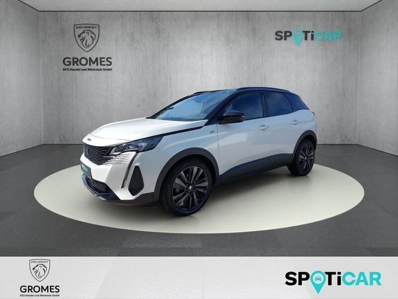 Weiss perlglänzend Gebraucht 2023 Peugeot 3008 GT SUV | 31.990 € (Teuer) - Bild 1/4