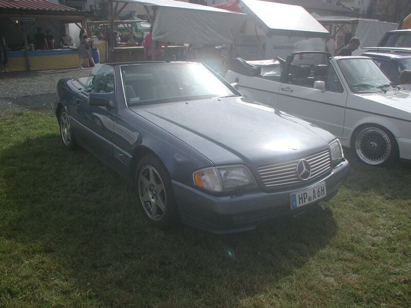Blau Gebraucht 1992 Mercedes SL500 Cabrio | 19.980 € - Bild 1/4