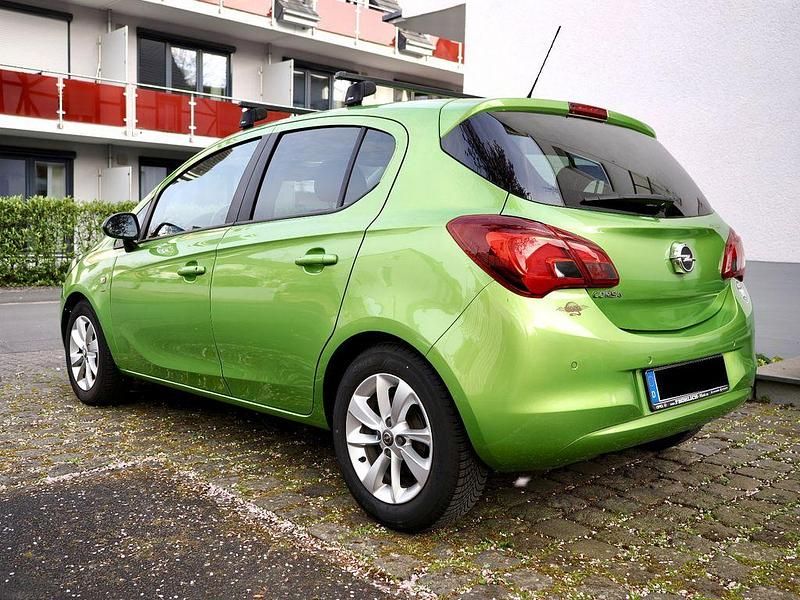 Gebraucht Opel Corsa drive 90 PS (66 kW) 2017 Grün Kleinwagen