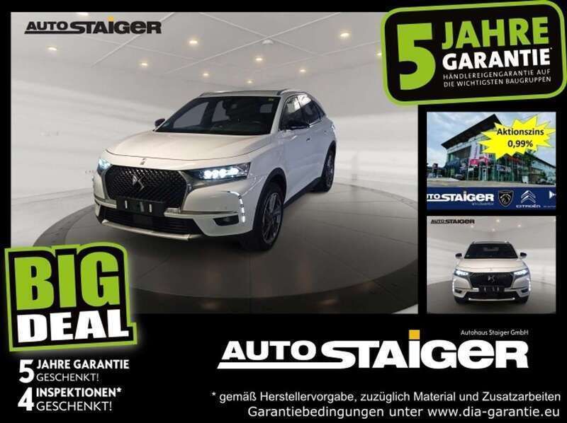 Lack weiss banquise/lackierung plat Gebraucht 2022 DS Automobiles DS7 Crossback Rivoli Plus SUV | 24.999 € (Superpreis) - Bild 1/3