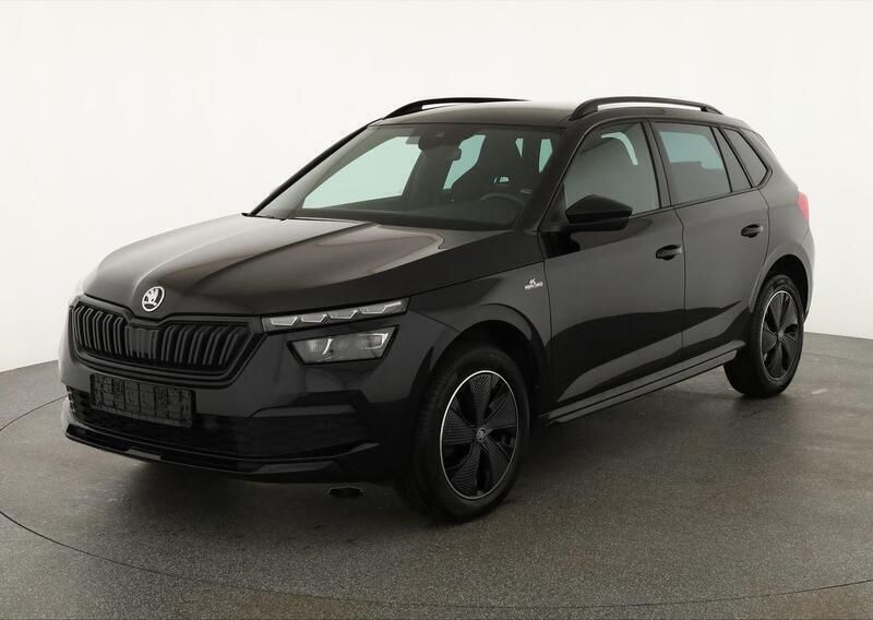Schwarz magic perleffekt Gebraucht 2021 Skoda Kamiq Monte Carlo SUV | 24.645 € (Fairer Preis) - Bild 1/4