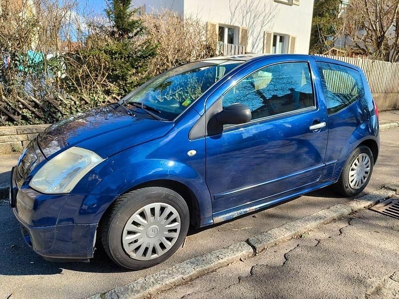 Gebraucht Citroën C2 60 PS (44 kW) 2005 Blau Kleinwagen