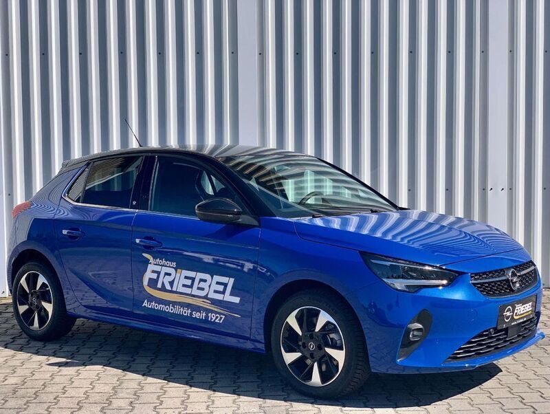 Voltaik blau Gebraucht 2022 Opel Corsa-e Elegance Kleinwagen | 22.894 € - Bild 1/3