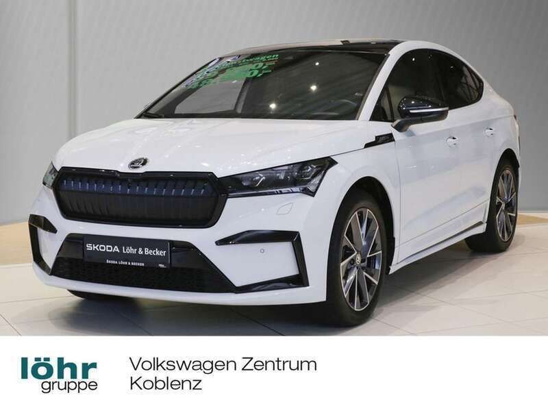 Weiß Gebraucht 2024 Skoda Enyaq iV SportLine SUV | 47.980 € (Superpreis) - Bild 1/4