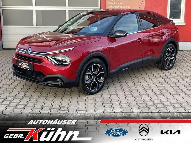 Elixirrot perleffekt Gebraucht 2023 Citroën e-C4 Shine Limousine | 23.890 € (Fairer Preis) - Bild 1/3