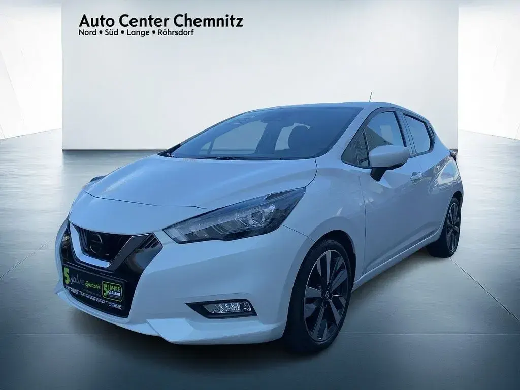 Gebraucht Nissan Micra Tekna 92 PS (67 kW) 2021 Weiß Kleinwagen