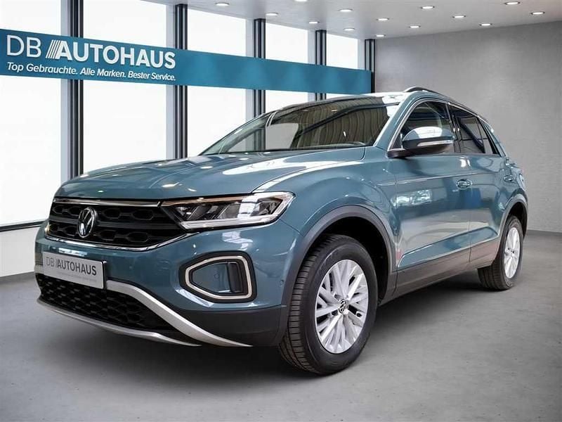 Blau Gebraucht 2023 VW T-Roc Life SUV | 26.880 € (Guter Preis) - Bild 1/4
