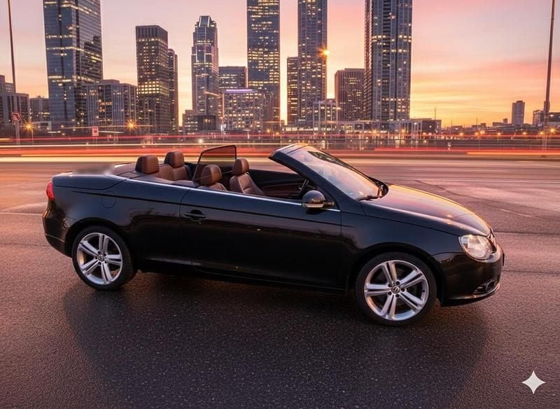 Gebraucht VW Eos GTI 200 PS (147 kW) 2008 Schwarz Cabrio