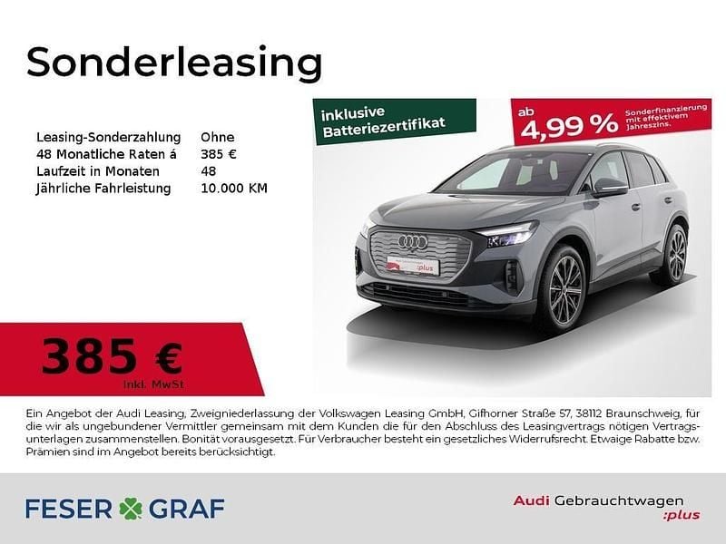 Gebraucht 2025 Audi Q4 e-tron S-Line SUV | 40.440 € (Teuer) - Bild 1/1