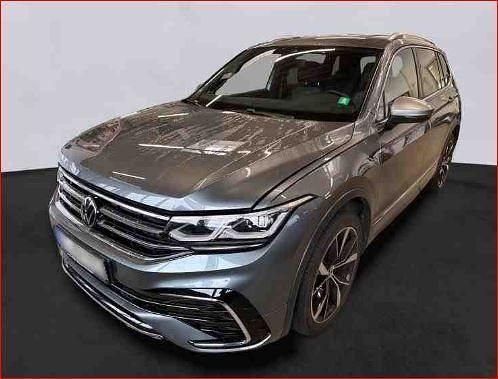 Grau Gebraucht 2022 VW Tiguan Allspace R-line SUV | 36.980 € (Fairer Preis) - Bild 1/4