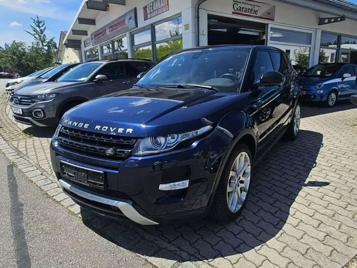 Gebraucht Land Rover Range Rover evoque Dynamic 190 PS (139 kW) 2015 Blau SUV