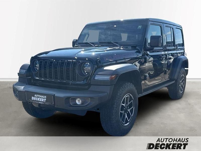 Schwarz Gebraucht 2024 Jeep Wrangler Unlimited Rubicon SUV | 62.990 € (Fairer Preis) - Bild 1/4
