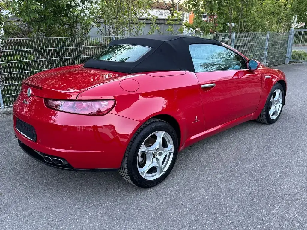 Gebraucht Alfa Romeo Spider Exclusive 185 PS (136 kW) 2007 Rot Cabrio