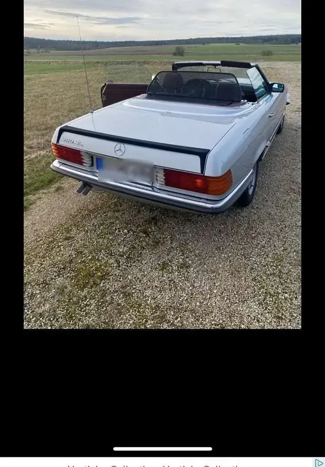 Gebraucht Mercedes SL500 314 PS (230 kW) 1983 Silber Cabrio