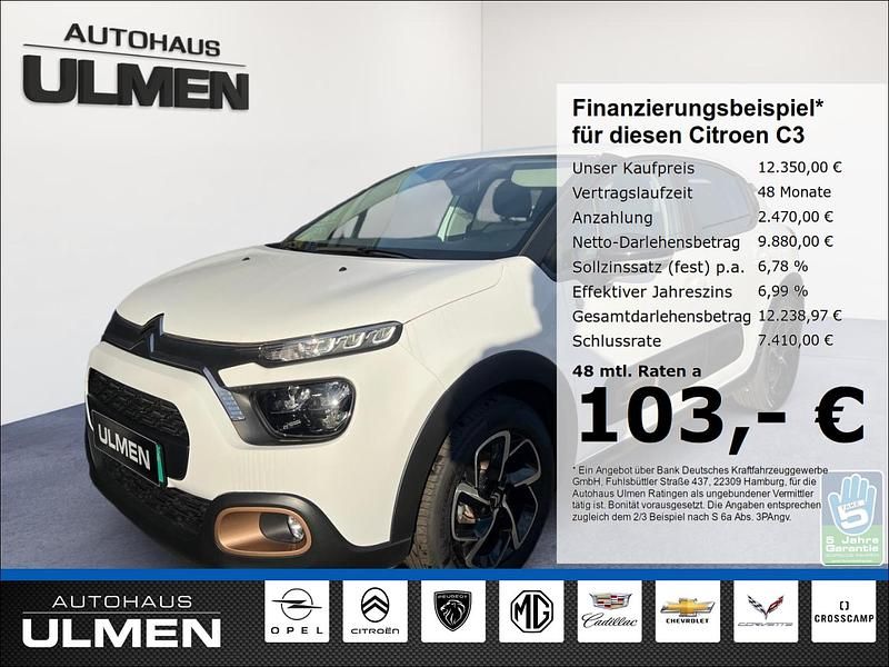 Gebraucht Citroën C3 PureTech 83 PS (61 kW) 2023 Weiss Kleinwagen