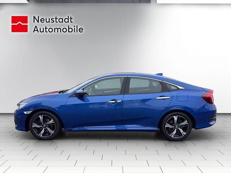 Gebraucht Honda Civic Elegance 182 PS (133 kW) 2017 Blau Limousine