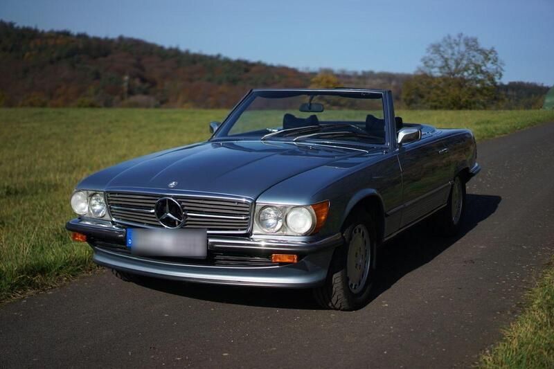 Blau Gebraucht 1974 Mercedes SL450 Cabrio | 20.999 € - Bild 1/4