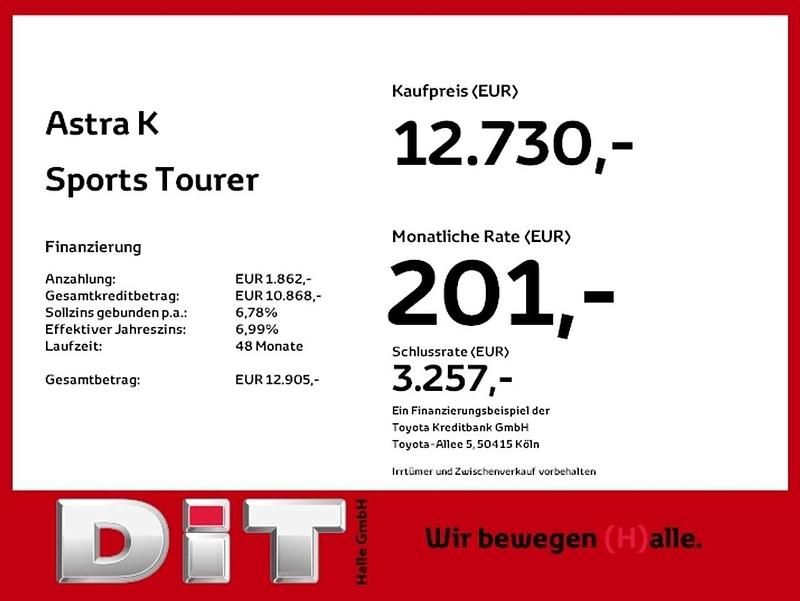 Gebraucht Opel Astra 110 PS (80 kW) 2022 Onyx schwarz Kombi
