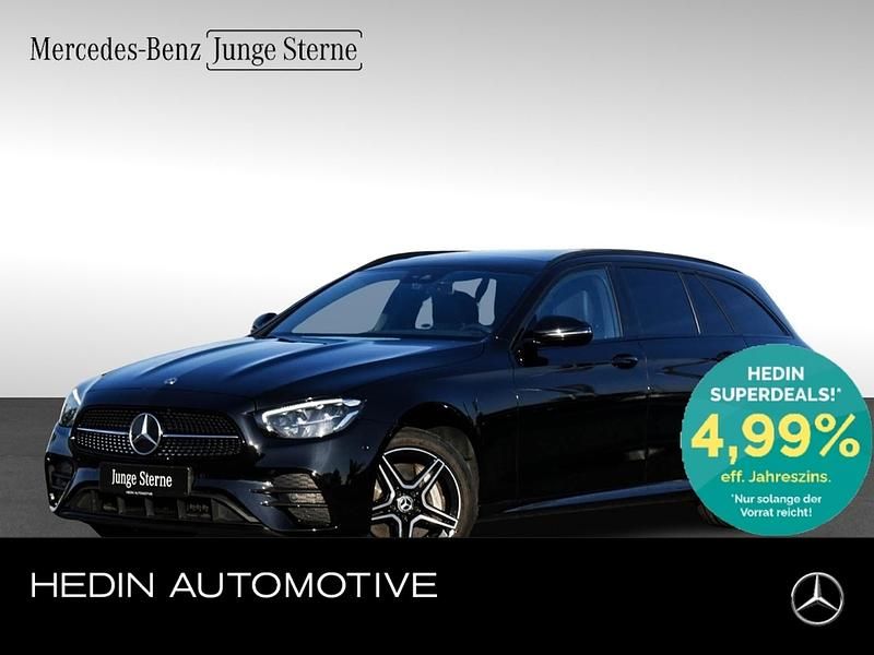 Schwarz Gebraucht 2022 Mercedes E300 AMG Kombi | 34.490 € (Guter Preis) - Bild 1/4