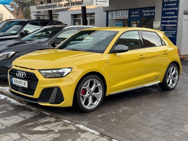 Pythongelb metallic Gebraucht 2019 Audi A1 Sportback S-Line Kleinwagen | 22.750 € (Guter Preis) - Bild 1/4