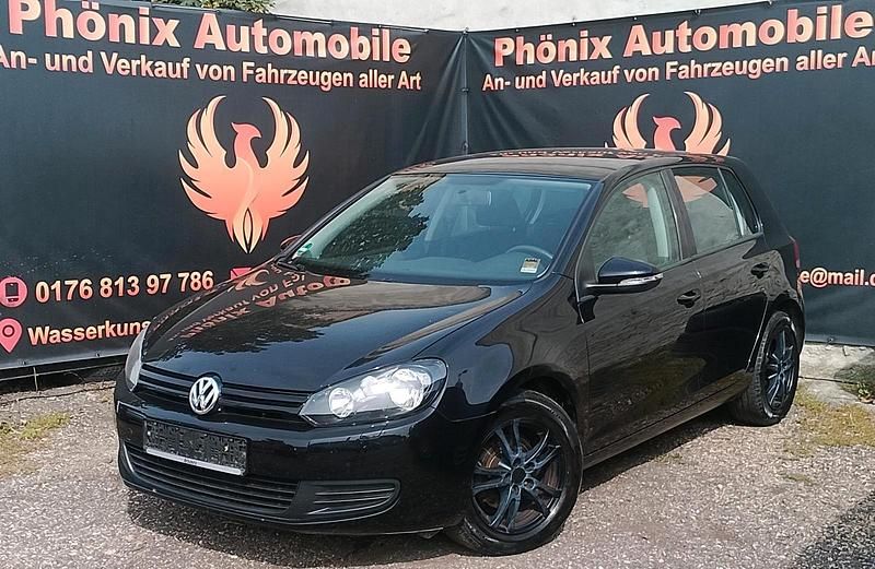 Schwarz Gebraucht 2010 VW Golf VI Trendline Limousine | 4.190 € (Fairer Preis) - Bild 1/4