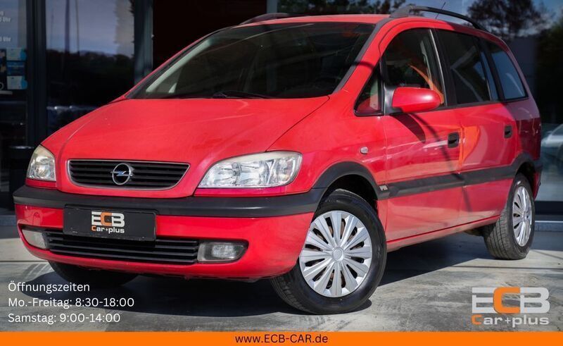 Rot Gebraucht 2002 Opel Zafira Van / Kleinbus | 890 € (Fairer Preis) - Bild 1/4