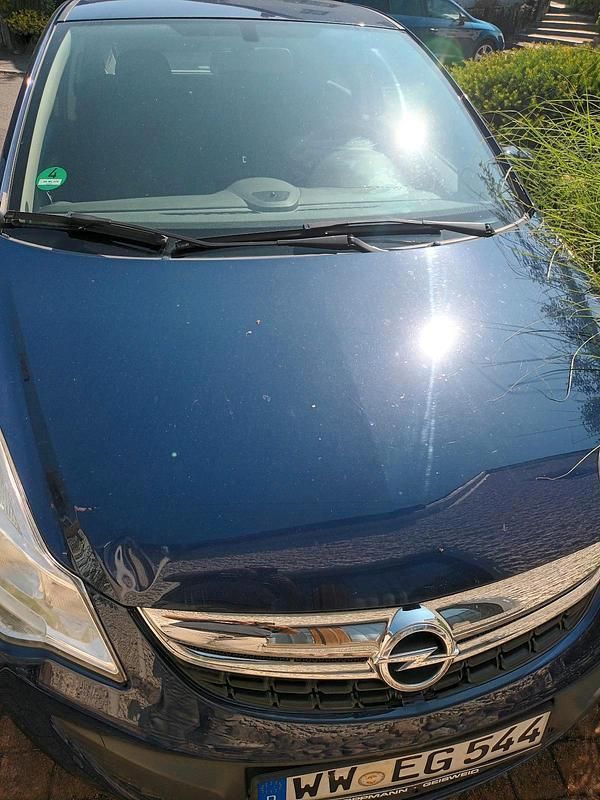 Blau Gebraucht 2012 Opel Corsa Limousine | 2.649 € (Guter Preis) - Bild 1/4