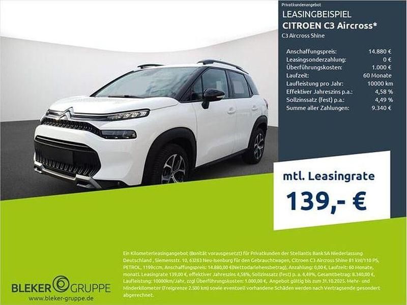 Weiss Gebraucht 2023 Citroën C3 Kleinwagen | 14.880 € (Fairer Preis) - Bild 1/3