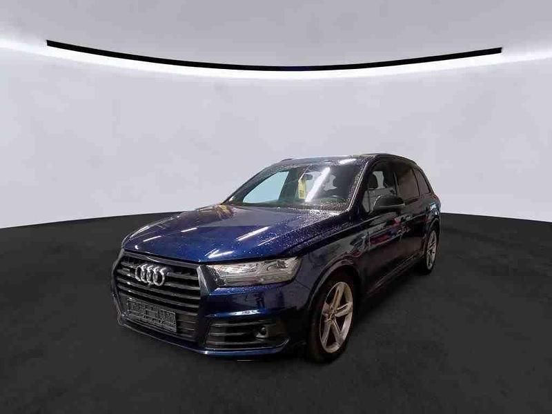 Blau Gebraucht 2018 Audi Q7 S-Line SUV | 37.990 € (Fairer Preis) - Bild 1/4