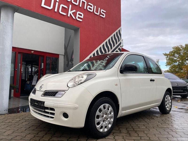 Weiß Gebraucht 2010 Nissan Micra Visia Kleinwagen | 4.290 € (Etwas zu teuer) - Bild 1/4