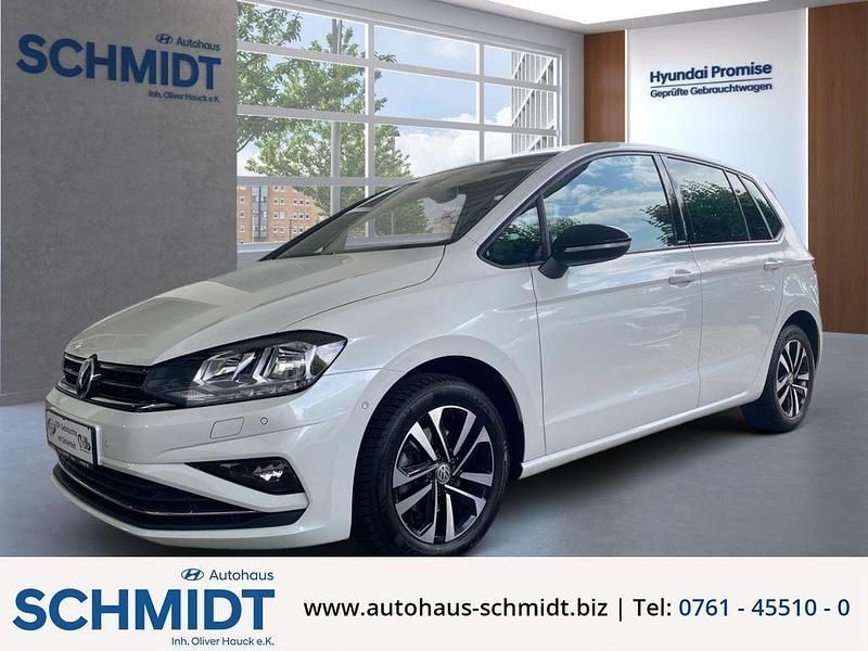 Weiss Gebraucht 2019 VW Golf Sportsvan IQ Drive Van / Kleinbus | 16.490 € (Guter Preis) - Bild 1/4