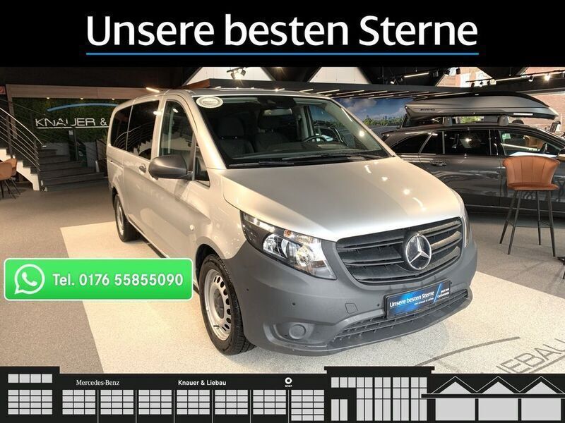 Brillantsilber (metallic) Gebraucht 2021 Mercedes Vito Van / Kleinbus | 41.531 € (Fairer Preis) - Bild 1/4