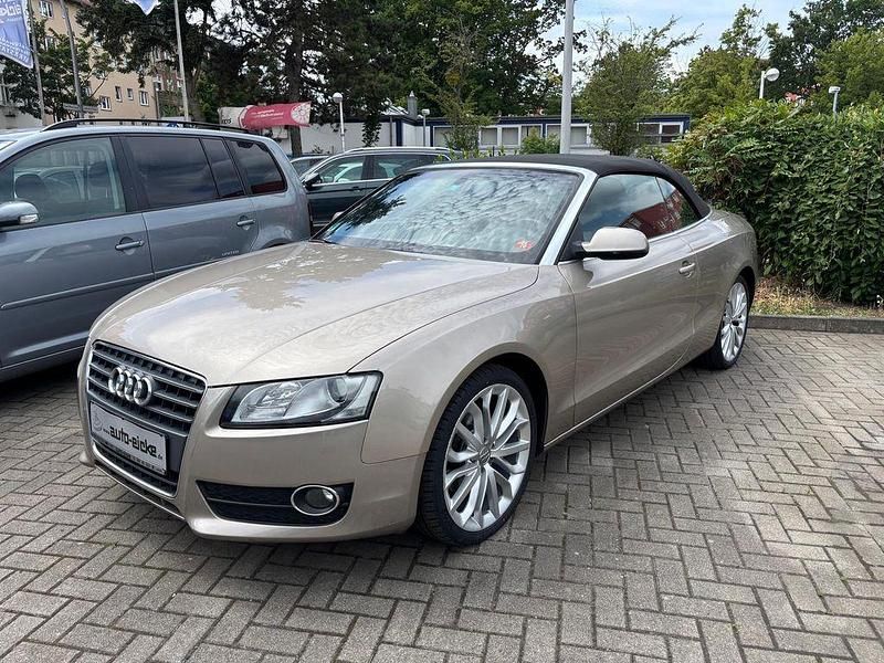Aurumbeige metallic Gebraucht 2009 Audi A5 Cabriolet Sport Cabrio | 10.900 € - Bild 1/4