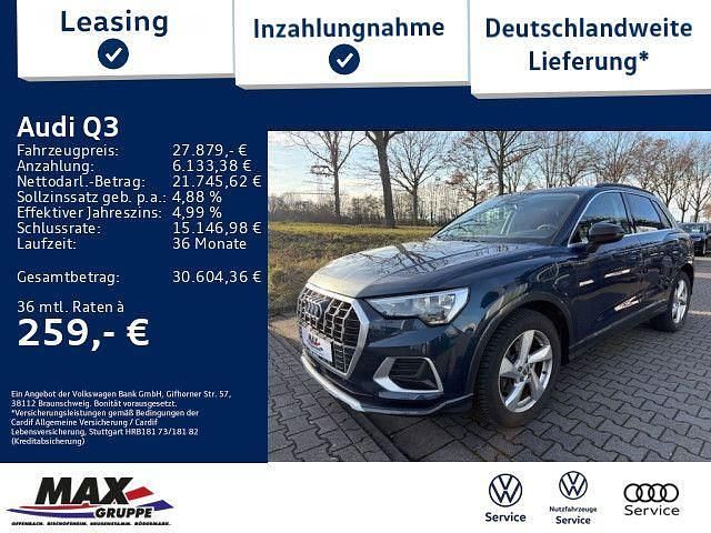 Blau Gebraucht 2019 Audi Q3 Advanced SUV | 27.879 € (Fairer Preis) - Bild 1/3